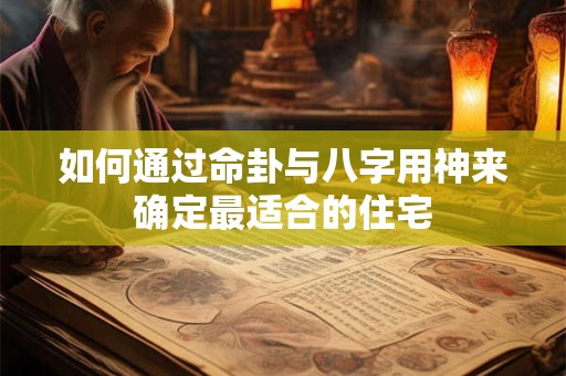 如何通过命卦与八字用神来确定最适合的住宅