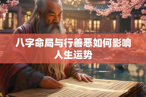 八字命局与行善恶如何影响人生运势