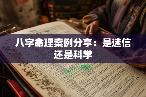 八字命理案例分享：是迷信还是科学