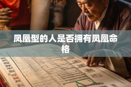 凤凰型的人是否拥有凤凰命格