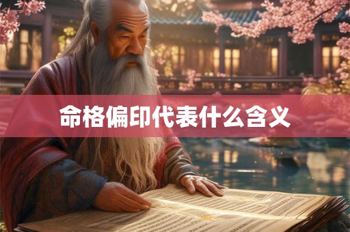 命格偏印代表什么含义