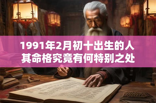 1991年2月初十出生的人 其命格究竟有何特别之处