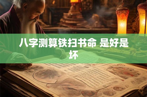 详细阅读:八字测算铁扫书命 是好是坏 八字测算铁扫书命 是好是坏
