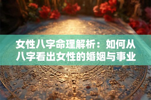 女性八字命理解析：如何从八字看出女性的婚姻与事业