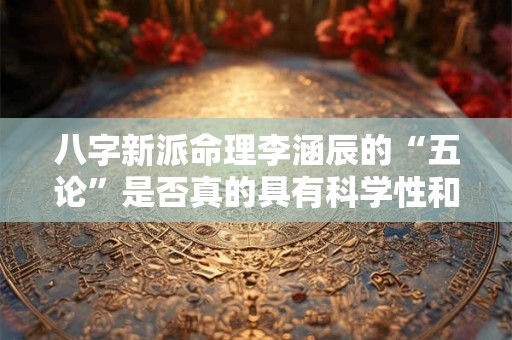 八字新派命理李涵辰的“五论”是否真的具有科学性和合理性