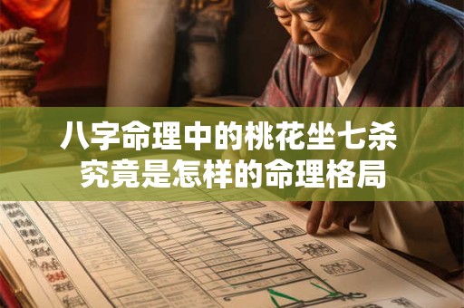 八字命理中的桃花坐七杀 究竟是怎样的命理格局