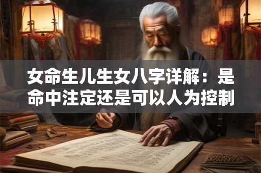 女命生儿生女八字详解：是命中注定还是可以人为控制