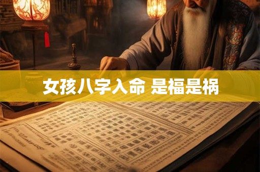 女孩八字入命 是福是祸