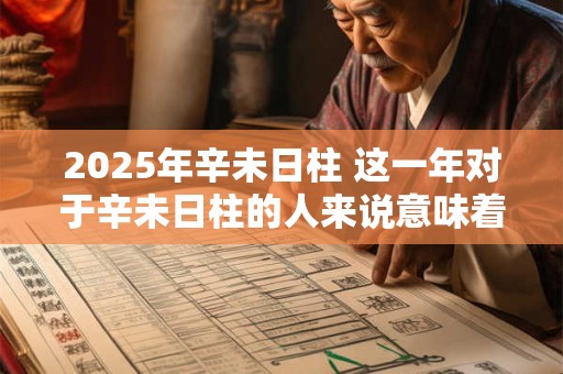 2025年辛未日柱 这一年对于辛未日柱的人来说意味着什么