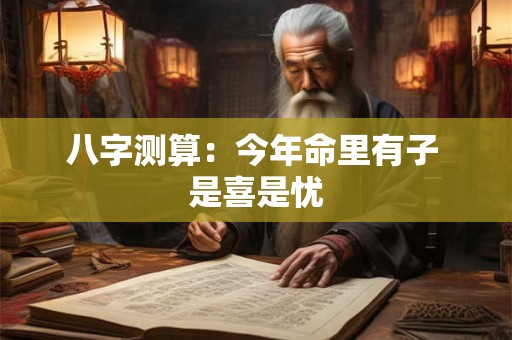 八字测算：今年命里有子 是喜是忧