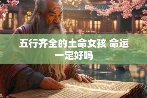 五行齐全的土命女孩 命运一定好吗