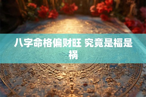 八字命格偏财旺 究竟是福是祸