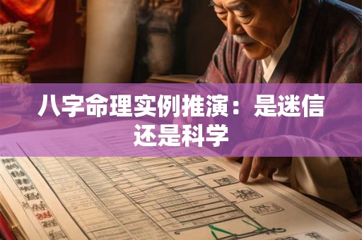 八字命理实例推演：是迷信还是科学