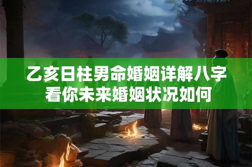 乙亥日柱男命婚姻详解八字 看你未来婚姻状况如何