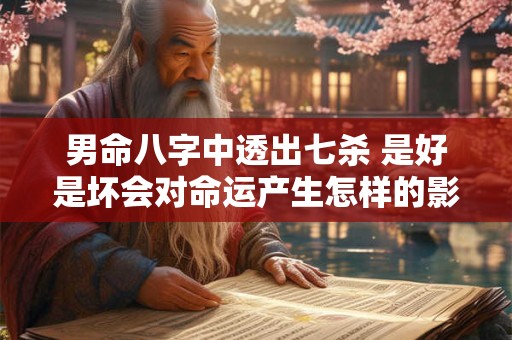 男命八字中透出七杀 是好是坏会对命运产生怎样的影响