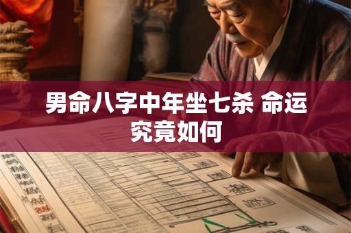 男命八字中年坐七杀 命运究竟如何