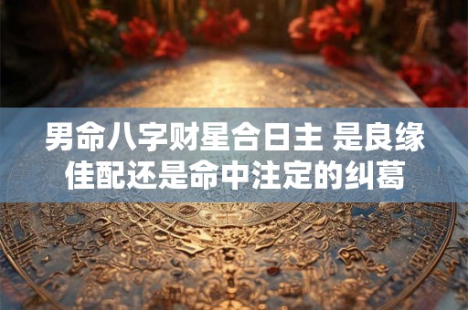 男命八字财星合日主 是良缘佳配还是命中注定的纠葛