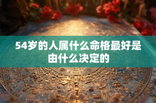 54岁的人属什么命格最好是由什么决定的