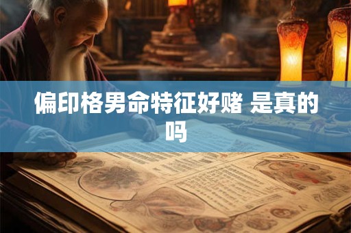 偏印格男命特征好赌 是真的吗