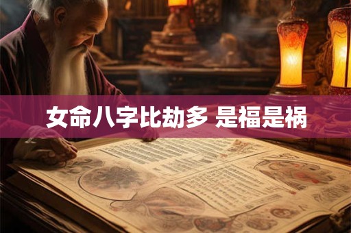 女命八字比劫多 是福是祸
