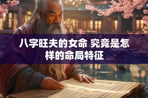 八字旺夫的女命 究竟是怎样的命局特征
