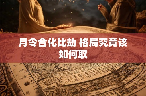 月令合化比劫 格局究竟该如何取