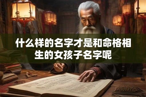 什么样的名字才是和命格相生的女孩子名字呢