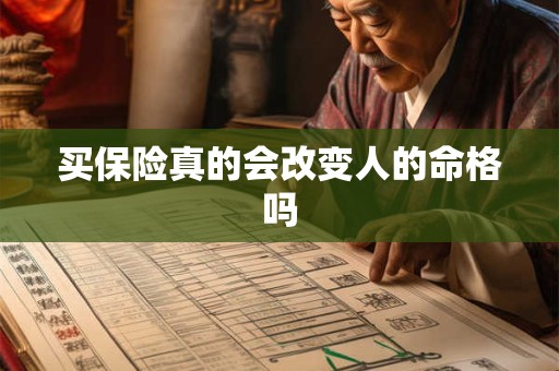 详细阅读:买保险真的会改变人的命格吗 买保险真的会改变人的命格吗