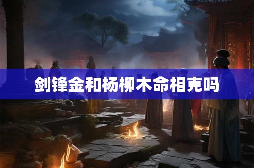 剑锋金和杨柳木命相克吗