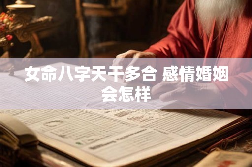 女命八字天干多合 感情婚姻会怎样