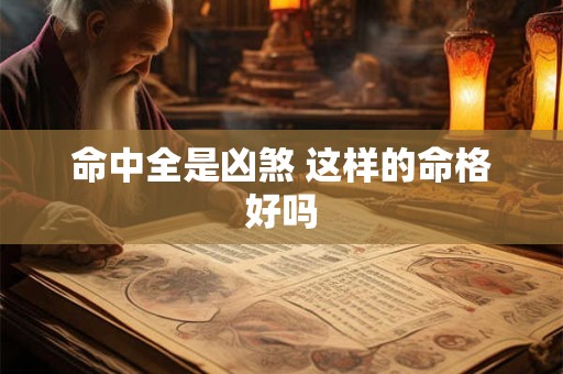 命中全是凶煞 这样的命格好吗 命中全是凶煞 这样的命格好吗