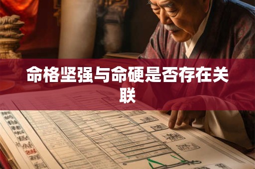 命格坚强与命硬是否存在关联