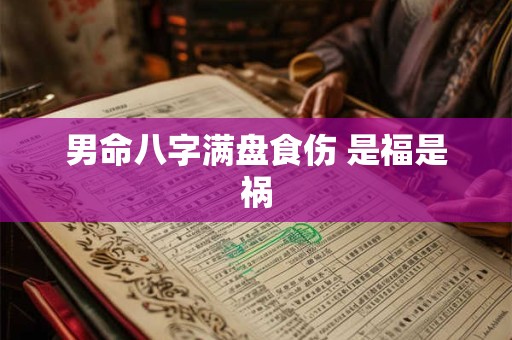 男命八字满盘食伤 是福是祸