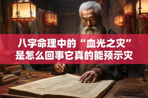 八字命理中的“血光之灾”是怎么回事它真的能预示灾难吗
