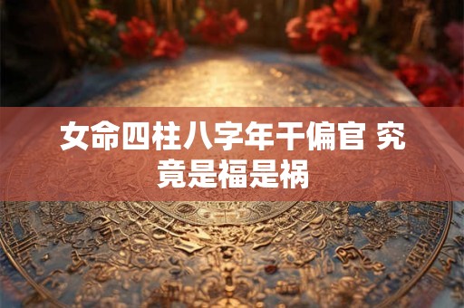 女命四柱八字年干偏官 究竟是福是祸