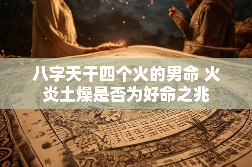 八字天干四个火的男命 火炎土燥是否为好命之兆