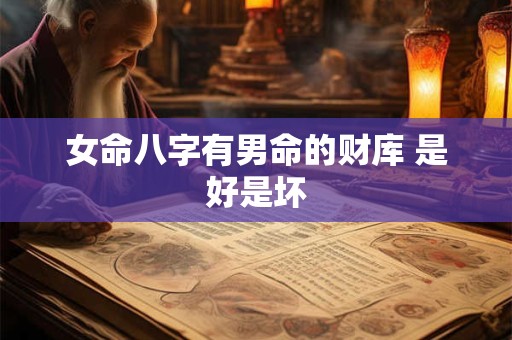 女命八字有男命的财库 是好是坏