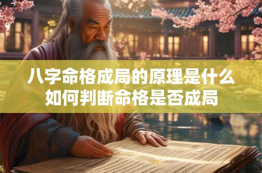 八字命格成局的原理是什么如何判断命格是否成局