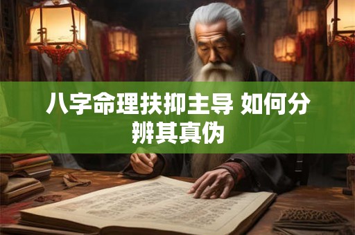 八字命理扶抑主导 如何分辨其真伪
