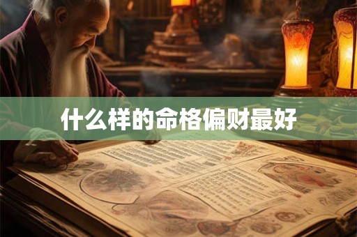 什么样的命格偏财最好