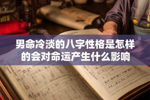 男命冷淡的八字性格是怎样的会对命运产生什么影响