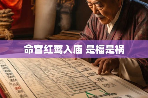 命宫红鸾入庙 是福是祸