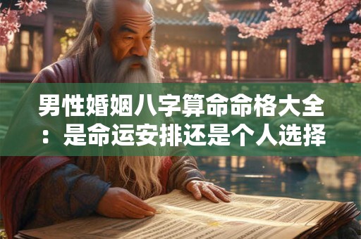 男性婚姻八字算命命格大全：是命运安排还是个人选择