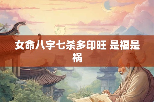 女命八字七杀多印旺 是福是祸