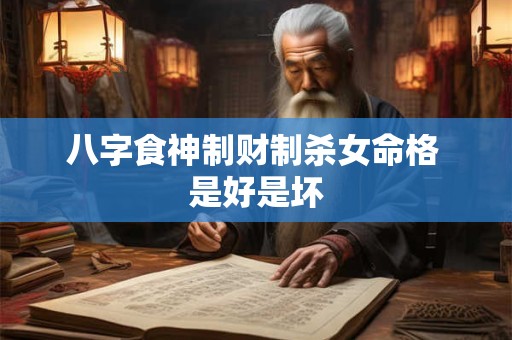 八字食神制财制杀女命格 是好是坏