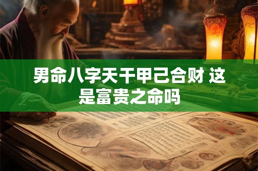 男命八字天干甲己合财 这是富贵之命吗