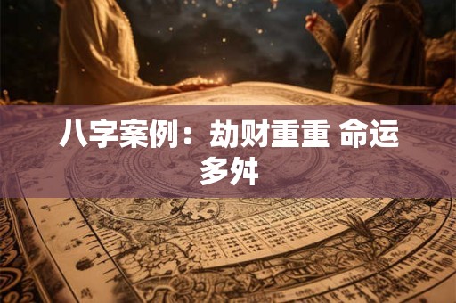 八字案例：劫财重重 命运多舛