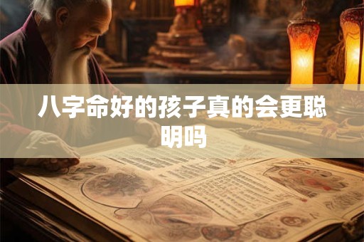 八字命好的孩子真的会更聪明吗 八字命好的孩子真的会更聪明吗