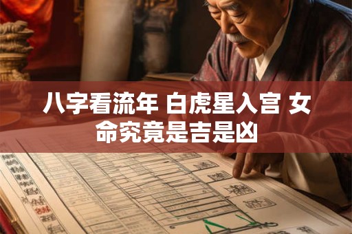 八字看流年 白虎星入宫 女命究竟是吉是凶