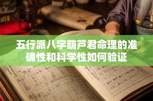 五行派八字葫芦君命理的准确性和科学性如何验证